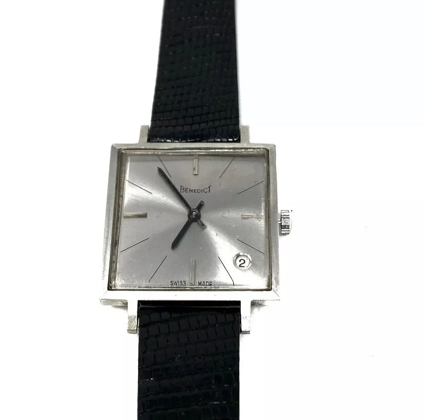 Benedict Art Deco square watch